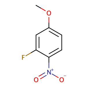 3-Fluoro-4-nitroanisole,CAS No. 446-38-8.