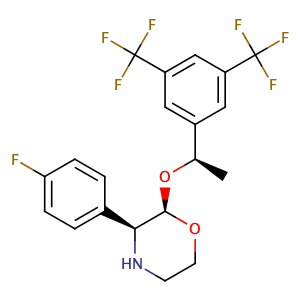 (2R,3S)-2-[(1R)-1-[3,5-Bis(trifluoromethyl)phenyl)ethoxy]-3-(4-fluorophenyl)morpholine,CAS No. 171338-27-5.
