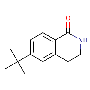 6-tert-butyl-3,4-dihydroisoquinolin-1(2H)-one,CAS No. 1178884-68-8.
