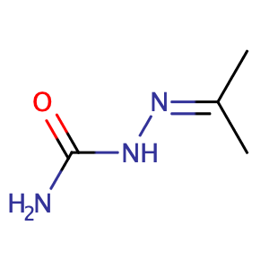 Acetone semicarbazone,CAS No. 110-20-3.