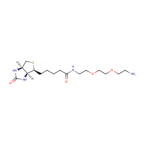 EZ-LinkTM Biotin-PEO-Amine,CAS No. 138529-46-1.