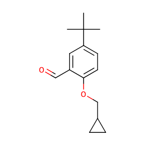 5-(tert-Butyl)-2-(cyclopropylmethoxy)benzaldehyde,CAS No. 883514-34-9.