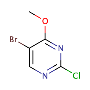 5-Bromo-2-chloro-4-methoxypyrimidine,CAS No. 57054-92-9.