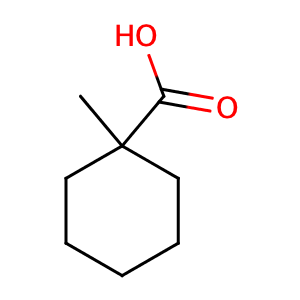 1-Methylcyclohexanecarboxylic acid,CAS No. 1123-25-7.