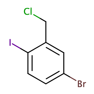 2-Iodo-5-Bromobenzyl chloride,CAS No. 1261817-10-0.