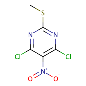 4,6-Dichloro-2-(methylthio)-5-nitropyrimidine,CAS No. 1979-96-0.