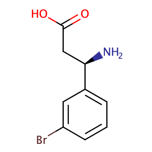 (R)-3-Amino-3-(3-bromophenyl)propanoic acid,CAS No. 788153-27-5.