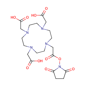 DOTA N-hydroxysuccinimide ester,CAS No. 170908-81-3.