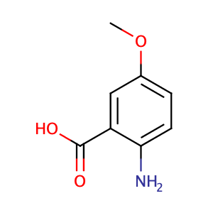 2-Amino-5-methoxybenzoic acid,CAS No. 6705-03-9.