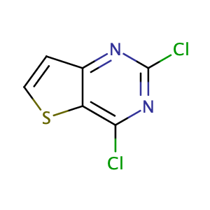2,4-Dichlorothiopheno[3,2-d]pyrimidine,CAS No. 16234-14-3.