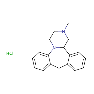 Mianserin hydrochloride,CAS No. 21535-47-7.