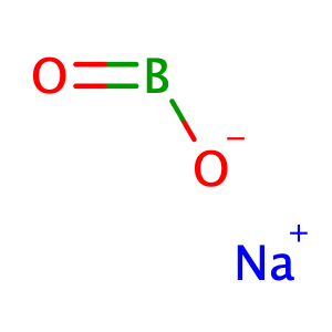 Sodium metaborate,CAS No. 7775-19-1.