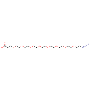 1-azido-3,6,9,12,15,18,21,24-octaoxaheptacosan-27-oic acid,CAS No. 1214319-92-2.