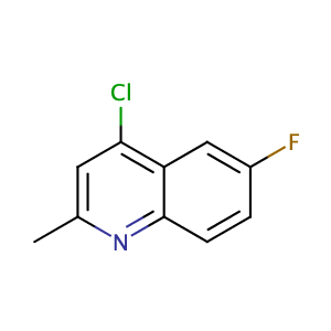 4-Chloro-6-fluoro-2-methylquinoline,CAS No. 18529-01-6.