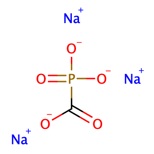 Foscarnet sodium,CAS No. 63585-09-1.