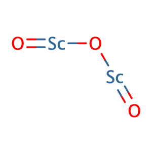 Scandium oxide,CAS No. 12060-08-1.
