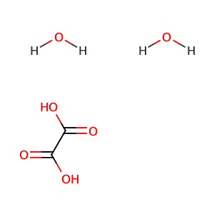 Oxalic acid dihydrate,CAS No. 6153-56-6.