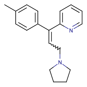 Triprolidine,CAS No. 486-12-4.