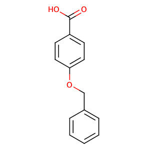 4-(phenylmethoxy)benzoic acid,CAS No. 1486-51-7.
