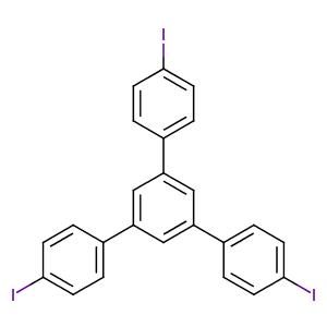 1,3,5-tris(4'-iodophenyl)benzene,CAS No. 151417-38-8.