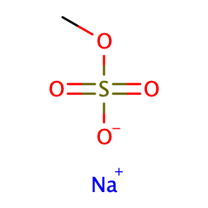 Sodium methyl sulfate,CAS No. 512-42-5.
