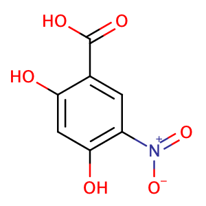 2,4-Dihydroxy-5-nitrobenzoic acid,CAS No. 13722-96-8.