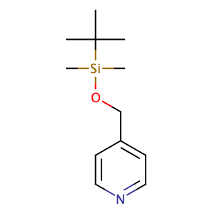 4-(t-butyldimethyl-silyloxy)methyl pyridine,CAS No. 117423-41-3.
