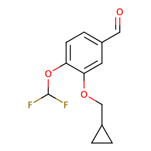 4-(Difluoromethoxy)-3-(cyclopropylmethoxy)benzaldehyde,CAS No. 151103-09-2.