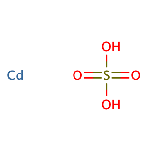 Cadmium sulfate,CAS No. 10124-36-4.