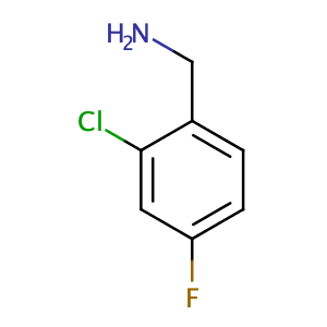 2 - Chloro - 4 - fluorobenzylamine,CAS No. 15205-11-5.