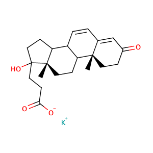 Potassium canrenoate,CAS No. 2181-04-6.