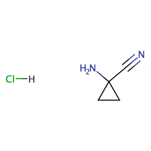 1-Amino-1-cyclopropanecarbonitrile hydrochloride,CAS No. 127946-77-4.