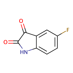 5-Fluoroisatin,CAS No. 443-69-6.