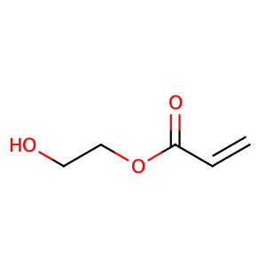 2-Hydroxyethyl acrylate,CAS No. 818-61-1.