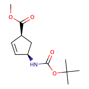 4-[[(1,1-Dimethylethoxy)carbonyl]amino]-2-cyclopentene-1-carboxylic acid methyl ester,CAS No. 168683-02-1.