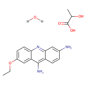 Ethacridine lactate monohydrate,CAS No. 6402-23-9.
