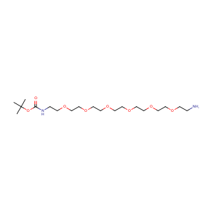 tert-butyl (20-amino-3,6,9,12,15,18-hexaoxaicosyl)carbamate,CAS No. 1091627-77-8.