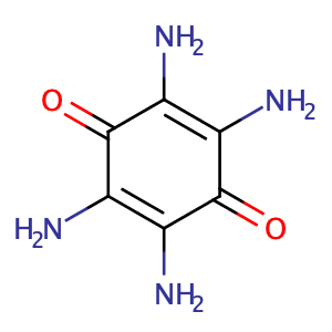 2,3,5,6-Tetra(amino)-p-benzoquinone,CAS No. 1128-13-8.