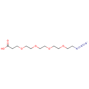 1-azido-3,6,9,12-tetraoxapentadecan-15-oic acid,CAS No. 1257063-35-6.