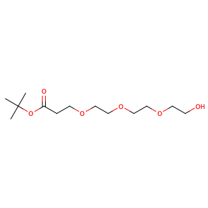 tert-butyl 3-{2-[2-(2-hydroxyethoxy)ethoxy]ethoxy}propanoate,CAS No. 186020-66-6.