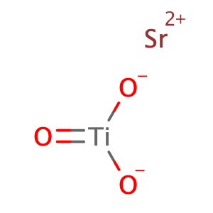 Strontium titanate,CAS No. 12060-59-2.