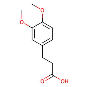 3,4-Dimethoxyhydrocinnamic acid,CAS No. 2107-70-2.