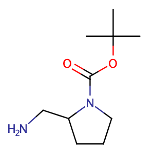 2-(Aminomethyl)-1-N-Boc-pyrrolidine,CAS No. 177911-87-4.