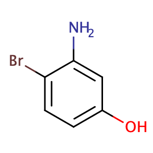 4-Bromo-3-aminophenol,CAS No. 100367-37-1.
