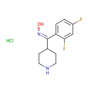 (2,4-Difluorophenyl)(piperidin-4-yl)methanone oxime hydrochloride,CAS No. 135634-18-3.