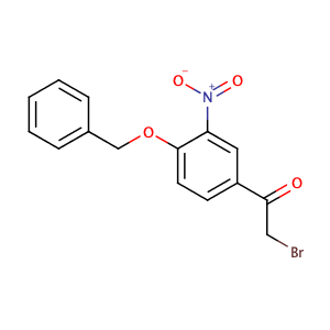 1-(4-(Benzyloxy)-3-nitrophenyl)-2-bromoethanone,CAS No. 43229-01-2.