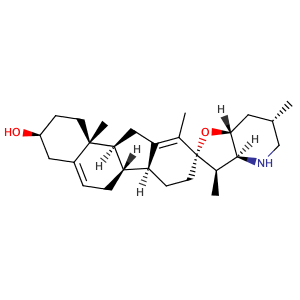 Cyclopamine,CAS No. 4449-51-8.