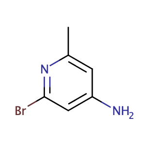 2-bromo-6-methylpyridin-4-amine,CAS No. 79055-59-7.