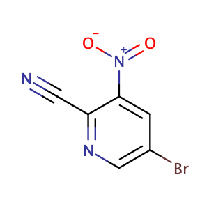 5-Bromo-2-cyano-3-nitropyridine,CAS No. 573675-25-9.