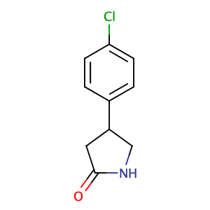 4-(4-Chlorophenyl)-2-pyrrolidinone,CAS No. 22518-27-0.